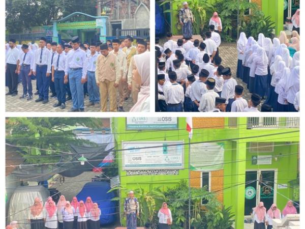 Siswa SMK Mardhotillah Plus Ikuti Upacara Hari Guru Nasional, K.H. Moh. Maliki Muhadi Tekankan Kemuliaan Adab dan Jauhi Prasangka Buruk